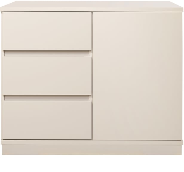 Sata lipastokaappi nro 17. 92cm ovi oikea + 3ltk greige, sokkeli
