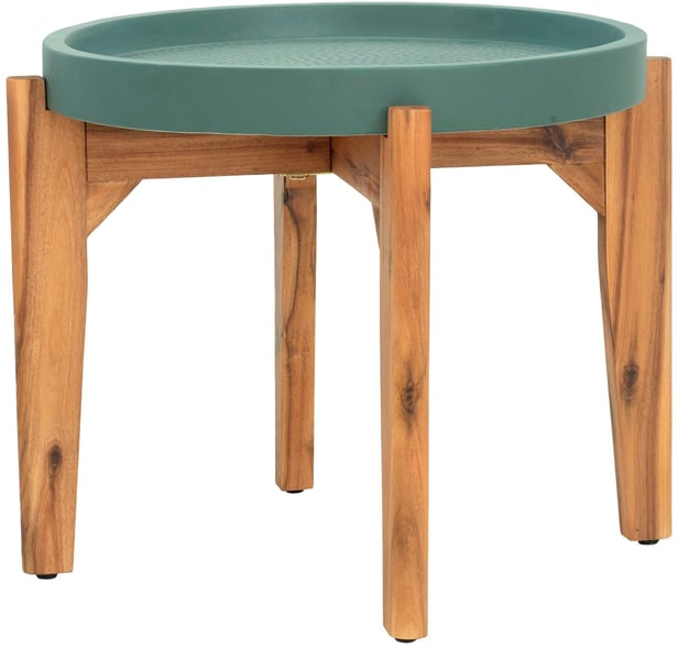 Jax sohvapöytä pyöreä 55 cm vihreä/puu