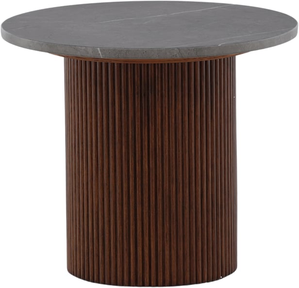 Härön sivupöytä 52 cm, ruskea/harmaa