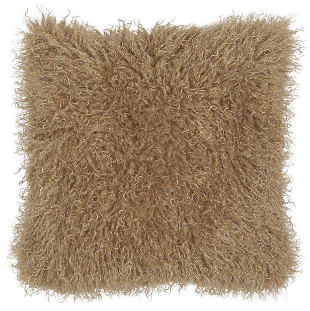 Curly koristetyynynpäällinen 48x48cm keltainen