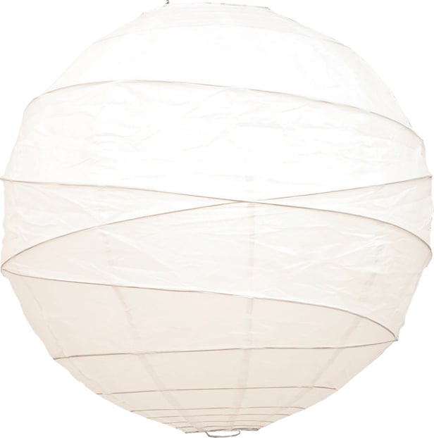 Sessak riisipaperivarjostin 50 cm valkoinen