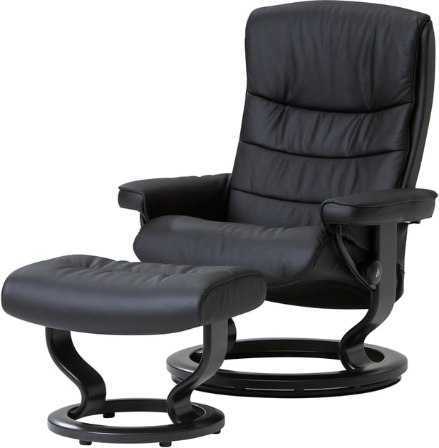 Stressless® Nordic tuoli + rahi Batick-nahka black