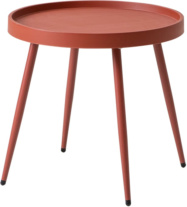 Avellino sivupöytä 50cm pyöreä punainen