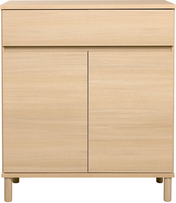 Sata lipastokaappi nro 28. 92cm ovi + 1ltk vaalea tammi, pyöreä jalka