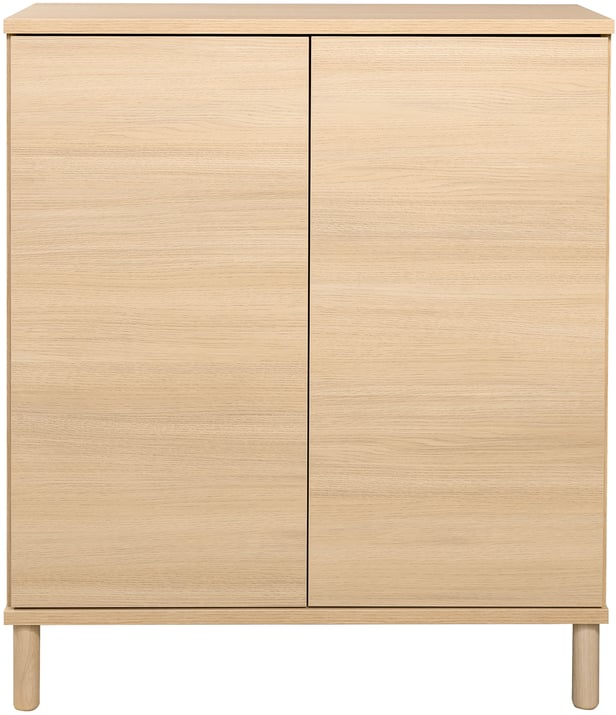 Sata kaappi nro 22. 92cm vaalea tammi, pyöreä jalka