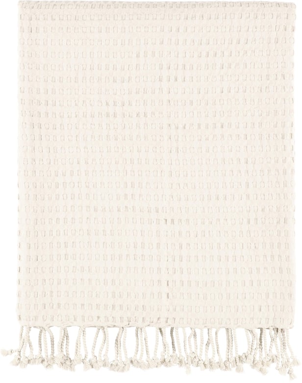 4Living Waffle valkoinen torkkupeitto 130x160 cm