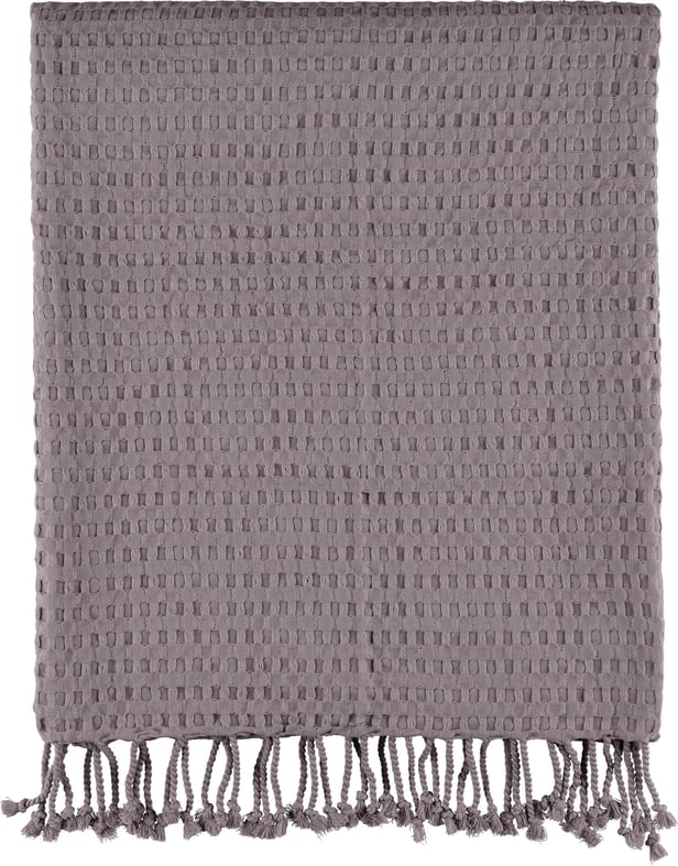 4Living Waffle harmaa torkkupeitto 130x160 cm