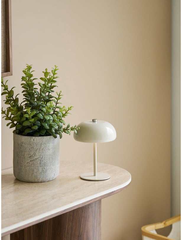 House Nordic Seron ladattava pöytävalaisin, metalli, beige, ø13 cm
