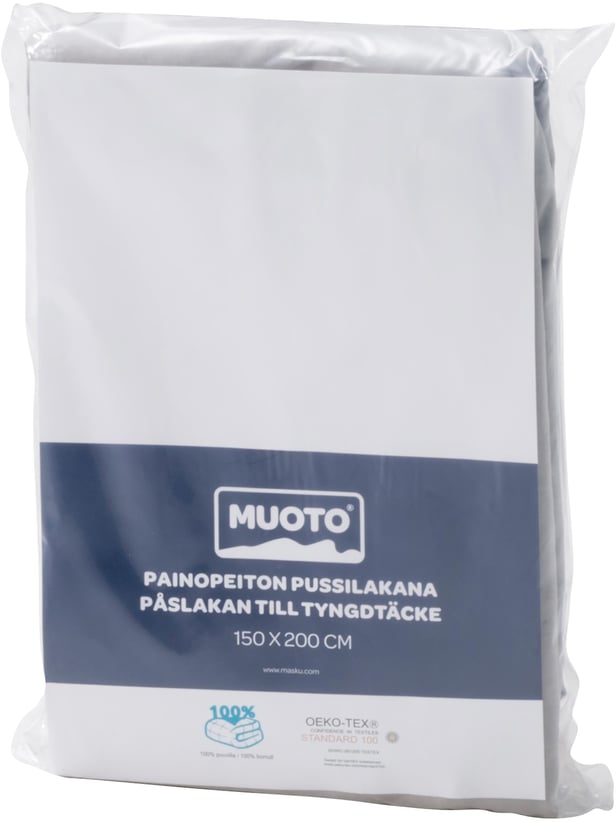 Muoto® painopeiton pussilakana 150x200 cm