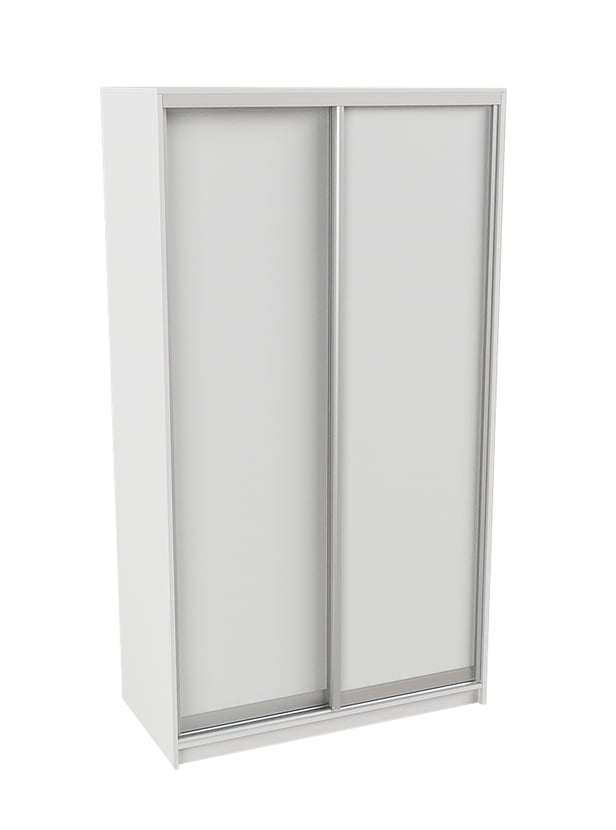 Sandy liukuovikomero + 2x levyovi, 120x45, valkoinen