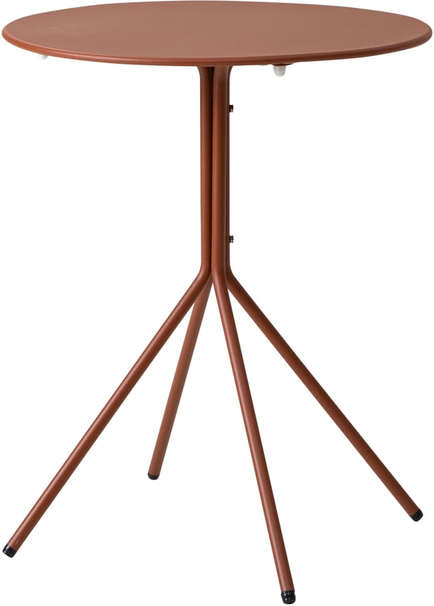 Trento parvekepöytä pyöreä 60cm punainen
