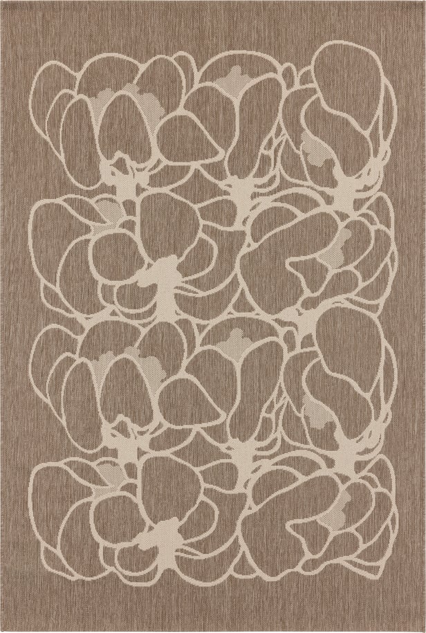Vallila Makeba Flat matto 160x230cm beige/valkoinen (sisä- ja ulkokäyttöön)