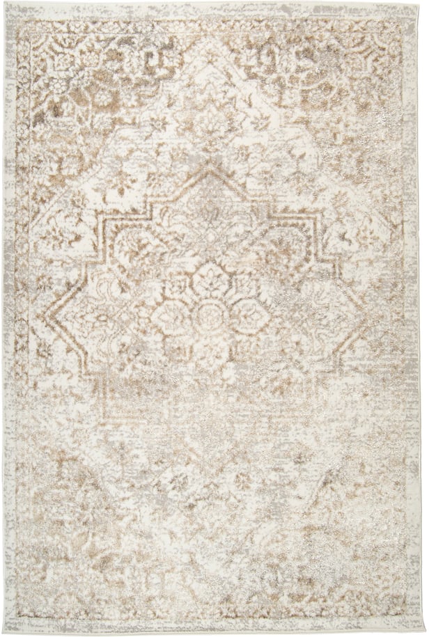 Luna matto 160x235 cm valkoinen-beige
