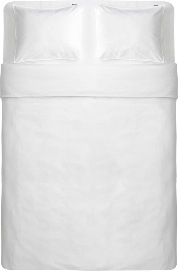 Familon Percale pussilakanasetti tupla valkoinen 230x220/2x55x65