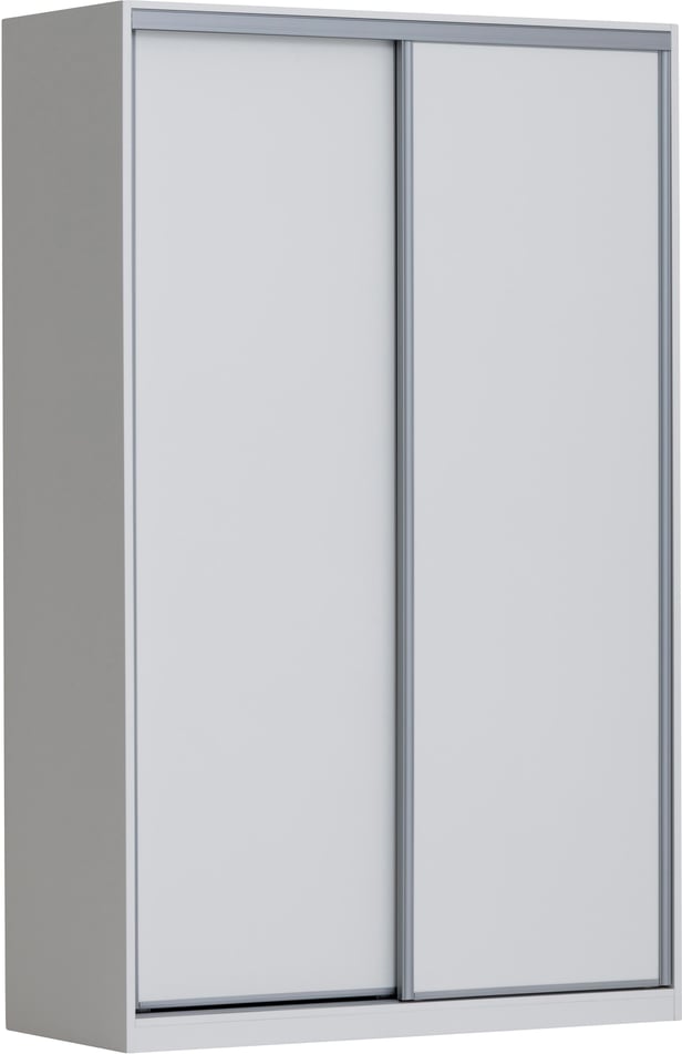 Doorit liukuovikomero + 2 x 74 cm levyovi 236x150x62, valkoinen