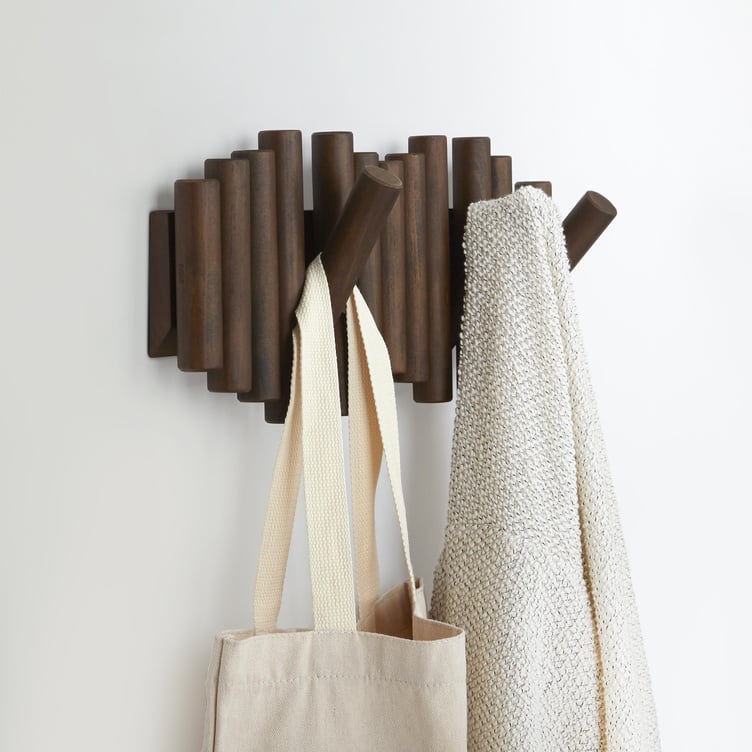 Umbra Picket seinänaulakko pähkinä