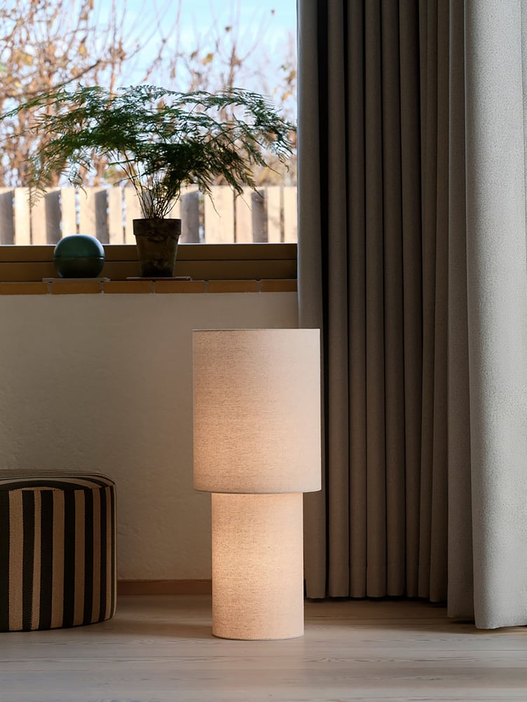 Nordlux Izara 60 lattiavalaisin beige