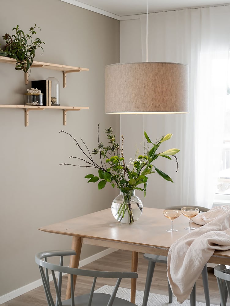 PR Home Sara linne riippuvalaisin pellava 55 cm