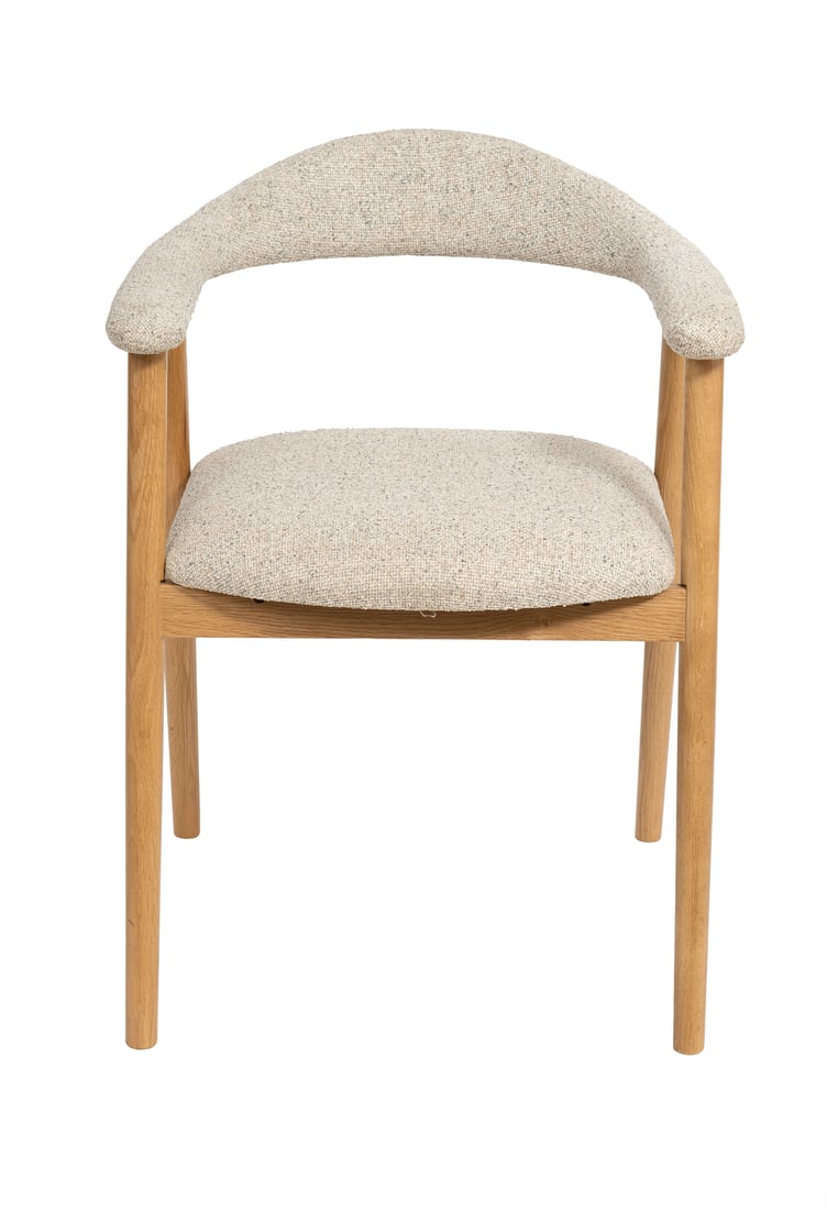 Nicola ruokapöydän tuoli, natural tammi / beige kangas