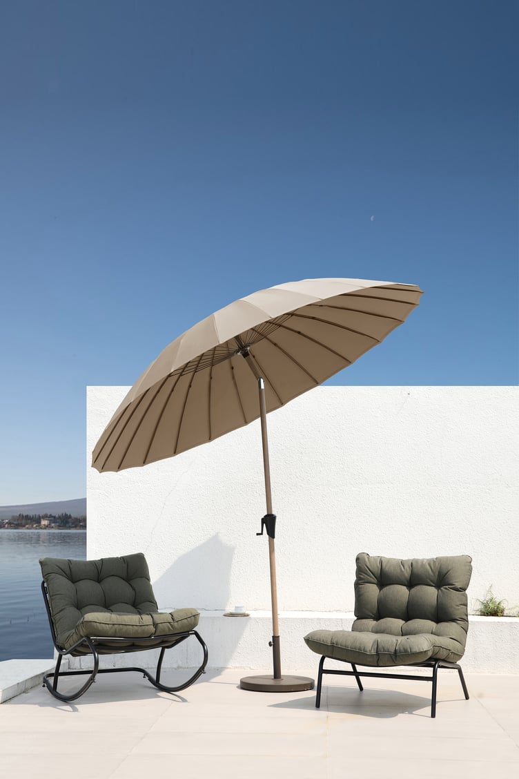 Verona aurinkovarjo 2,8m khaki