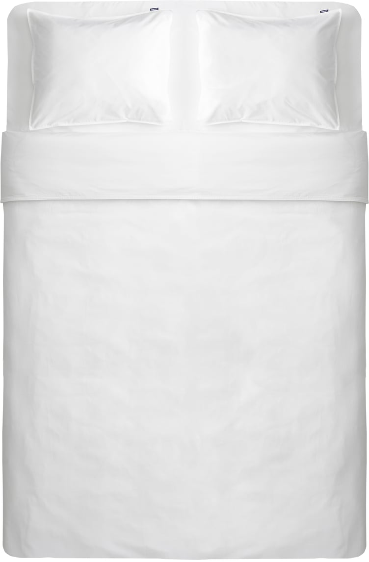 Familon Percale pussilakanasetti tupla valkoinen 230x220/2x55x65