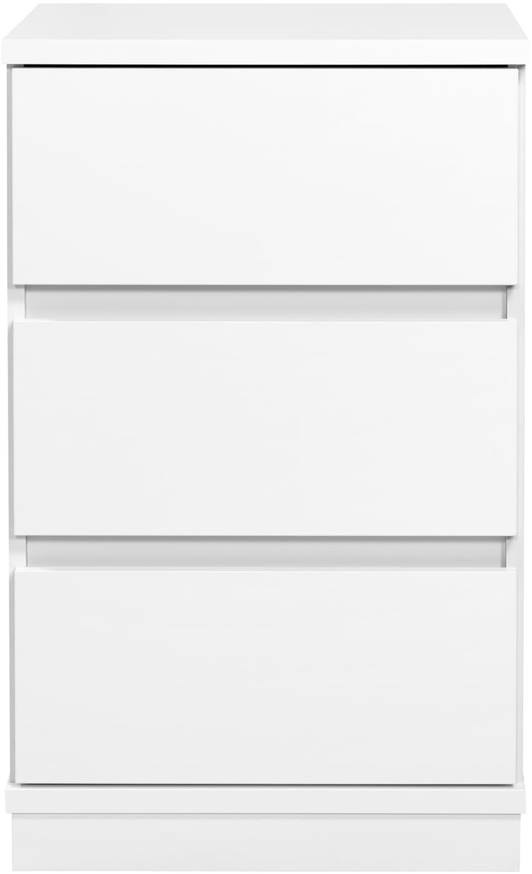 Sata lipasto nro 3. 47cm/3-ltk valkoinen, sokkeli