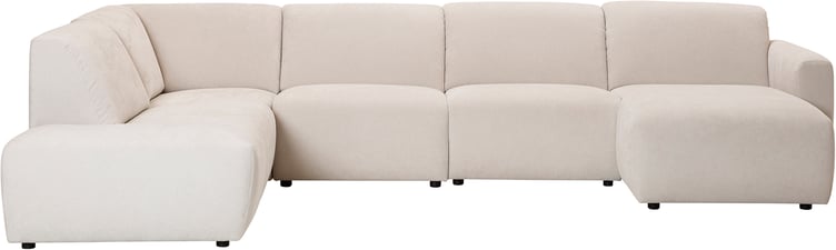 Basel u-kulmasohva vasen, beige