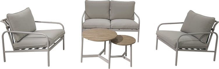 Elegance sohvaryhmä (2+1+1+sohvapöydät) khaki