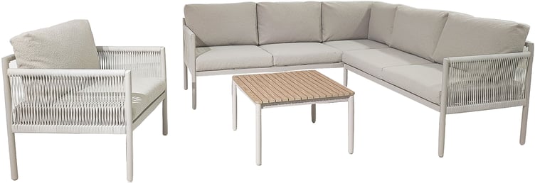 Harmony sohvaryhmä (kulmasohva 2k2+lepotuoli+sohvapöytä) khaki