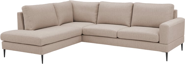 Capri avokulmasohva vasen, Oasis 02-kankaalla