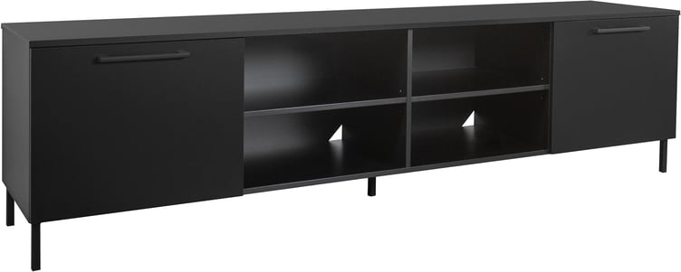 Nauvo tv-taso 220cm, musta