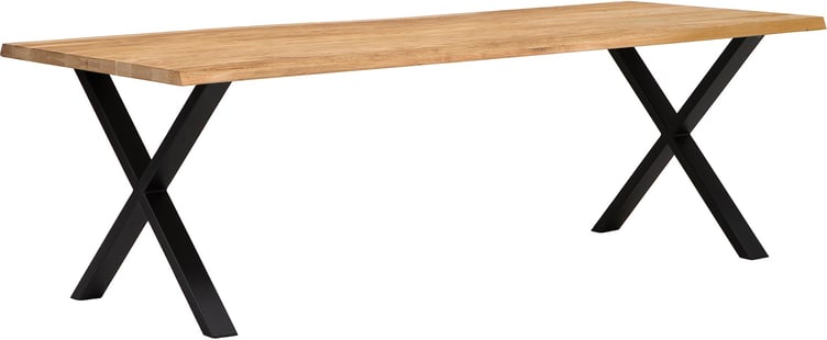 Estelle lankkupöytä 240x95 öljytty tammi, X-jalalla