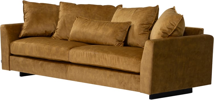 Bolero 4-istuttava sohva keltainen