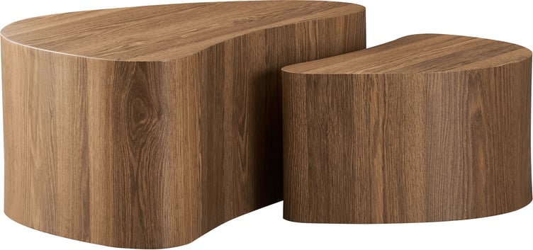 Island sarjapöytä 90x60x40 + 60x40x33 american walnut
