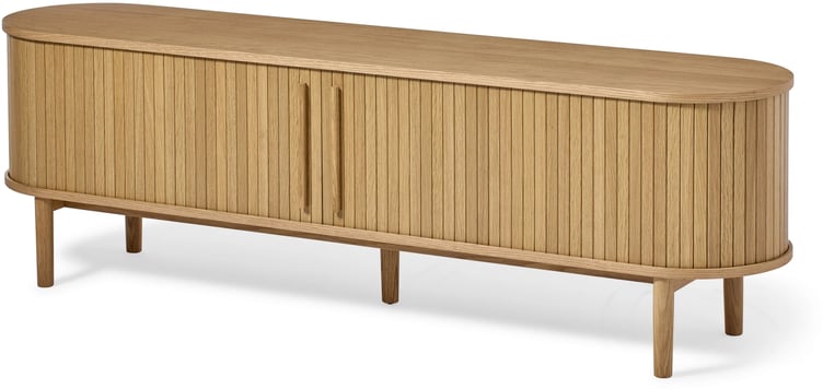 Meta tv-taso 180 cm, natural tammi (viilu)