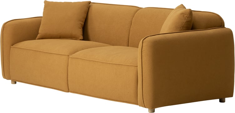 Winston 3-istuttava sohva okra