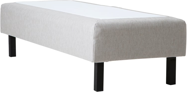 Unelle 200 runkopatja 80x200 cm, beige kangas / mustat jalat