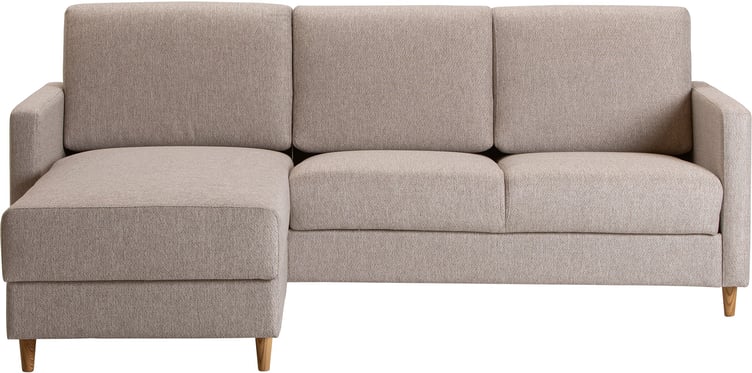 Nobe divaanivuodesohva vasen, Sparr 362, jalat tammi pyöreä (124cm leveä istuinosa)