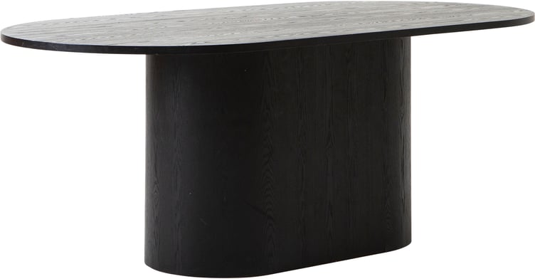 Rotondo ruokapöytä 200x110 musta saarni