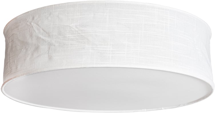 Vita kattoplafondi Ø60cm valkoinen