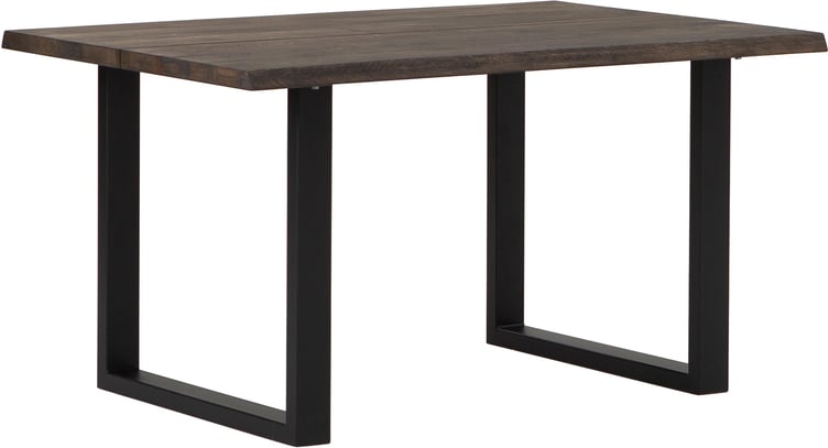 Estelle lankkupöytä 140x95 smoked tammi, U-jalalla