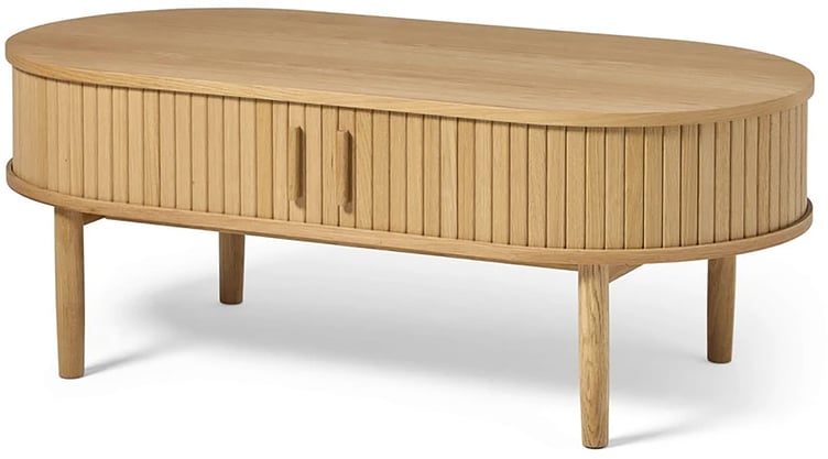Meta sohvapöytä 60x120 cm, natural tammi (viilu)