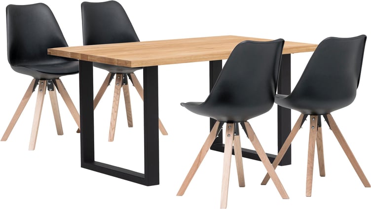 Isla & Concept Oak ruokailuryhmä (1+4)