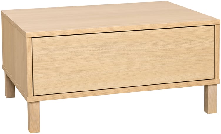 Sata Sohvapöytä nro 115 vaalea tammi, kantikas jalka