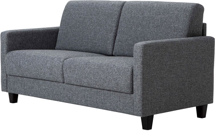 Nobe 2-istuttava vuodesohva 160cm harmaa, saarni jalka