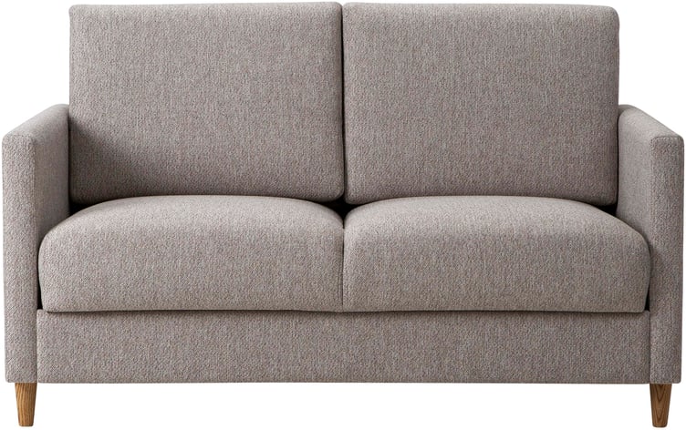 Nobe 2-istuttava vuodesohva 140cm beige, saarni jalka
