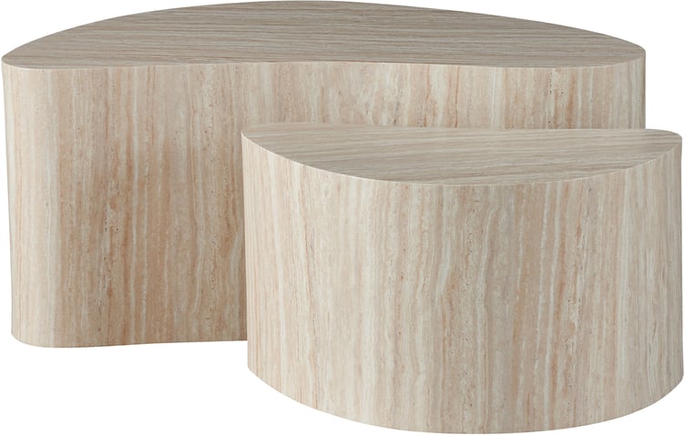 Island sarjapöytä 90x60x40 + 60x40x33 beige