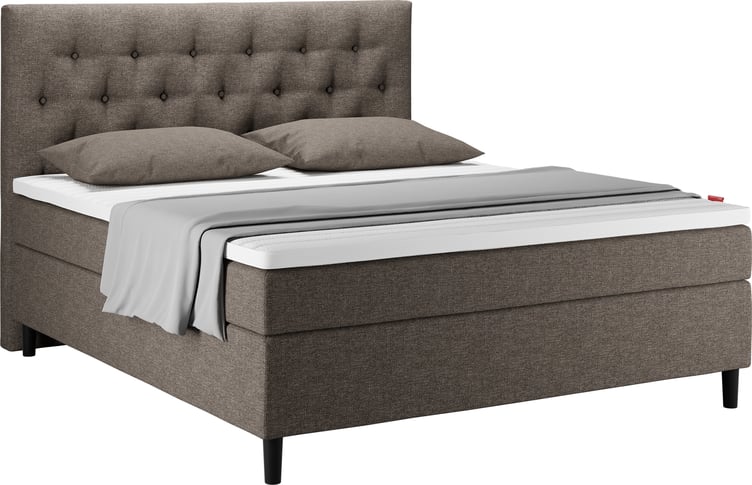 Wonderland Scala jenkkisänky 160x200 (medium) tummanruskea + Premium Hyperflex petauspatja + pääty