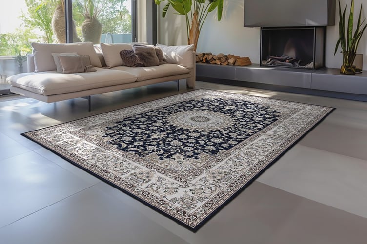 Lalee Dunya matto 200x290 navy 101