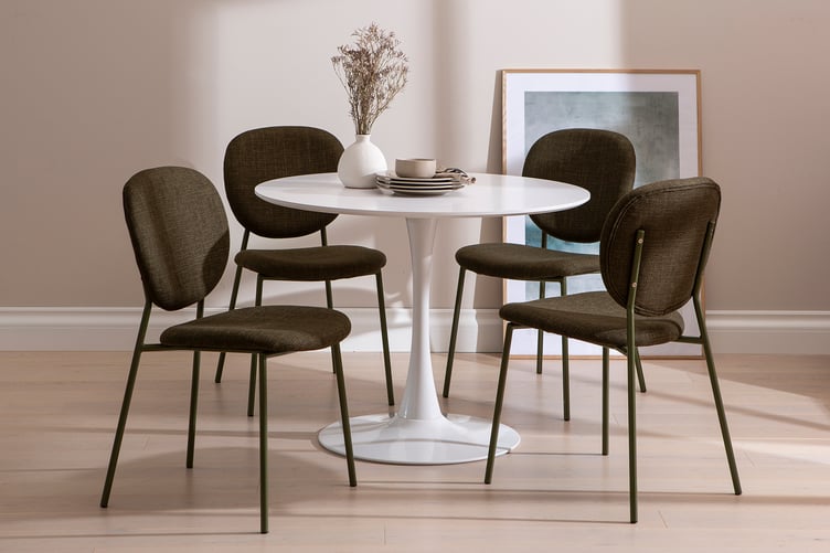 Apollo & Saga ruokailuryhmä pyöreä 100cm neljälle